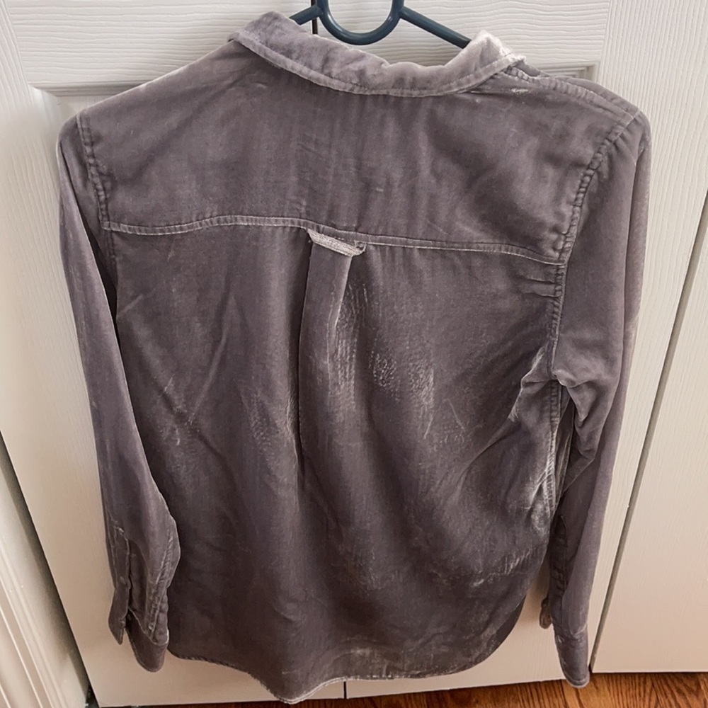 Jcrew Velvet Button Down - image 3